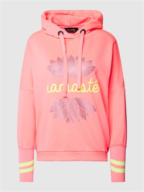 adidas hoodie met strass steentjes voorop